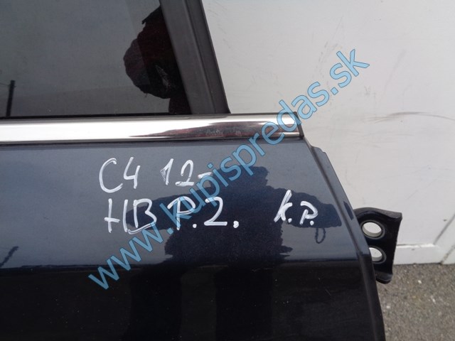 pravé zadné dvere na citroen c4, HB